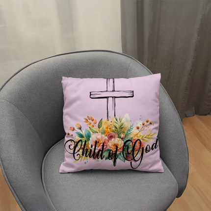 Modern Christian classic pillow with Faith design — "Trust the process" — a faith-forward gift for women
