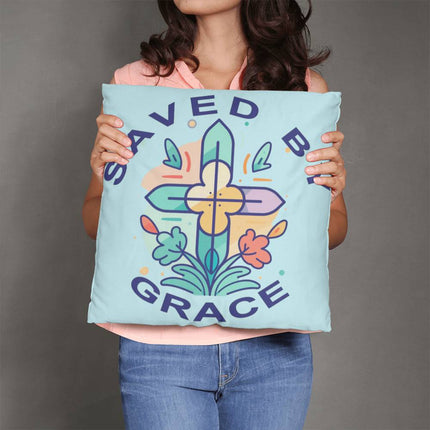 Divine Download Classic Pillow – Christian Gift for Women