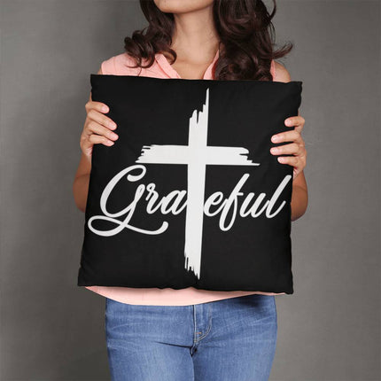 Divine Download Classic Pillow – Christian Gift for Women