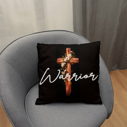 Inspiring Heart Cross Classic Pillow – Christian Gift for Women