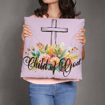 Divine Download Classic Pillow – Christian Gift for Women