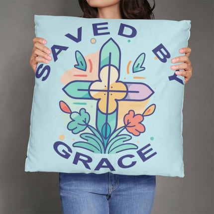 Divine Download Classic Pillow – Christian Gift for Women