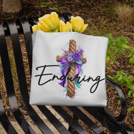 Modern Christian tote bag for women — "Made on purpose" — a faith-forward gift, ready to give