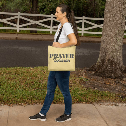 Prayer Warrior Classic Tote Bag | Yellow | Christian Everyday Tote