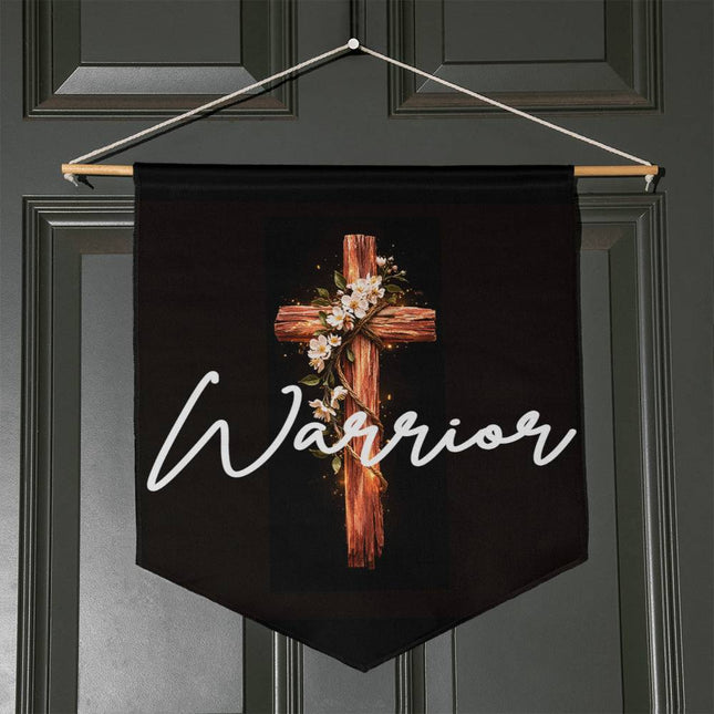 Inspiring Heart Cross Wall Pennant – Christian Gift for Women