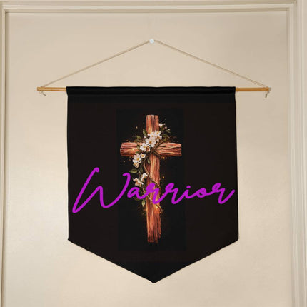 Inspiring Heart Cross Wall Pennant – Christian Gift for Women