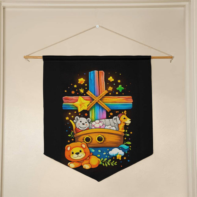 Noah's Ark Wall Pennant – Christian Gift for Kids
