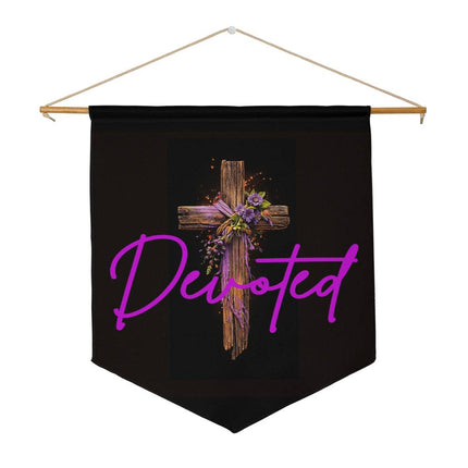 Inspiring Heart Cross Wall Pennant – Christian Gift for Women