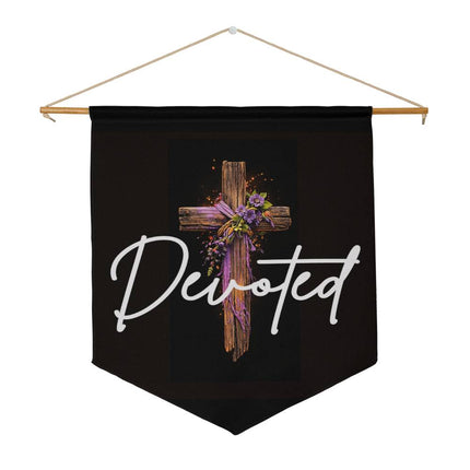 Inspiring Heart Cross Wall Pennant – Christian Gift for Women