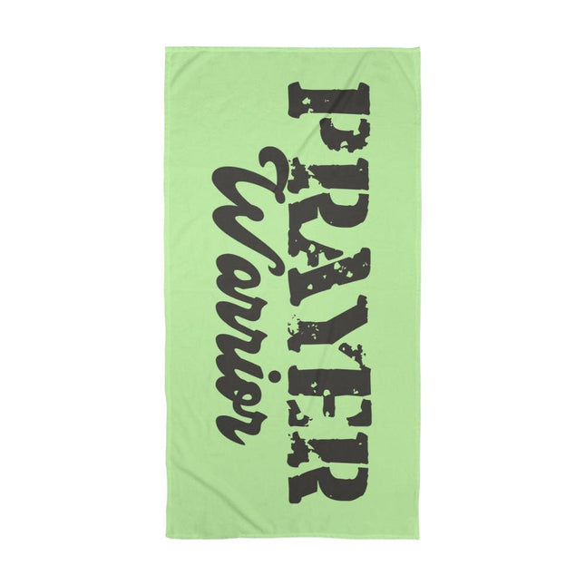 Prayer Warrior Bath Towel | Green | 60x30
