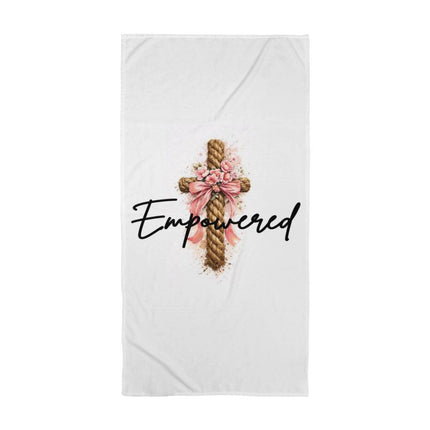 Enduring Bath Towel – Christian Gift for Women