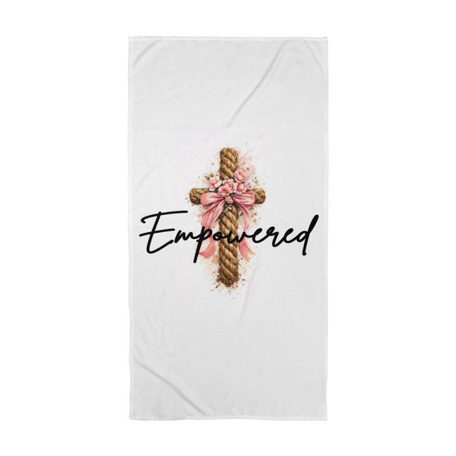 Enduring Bath Towel – Christian Gift for Women