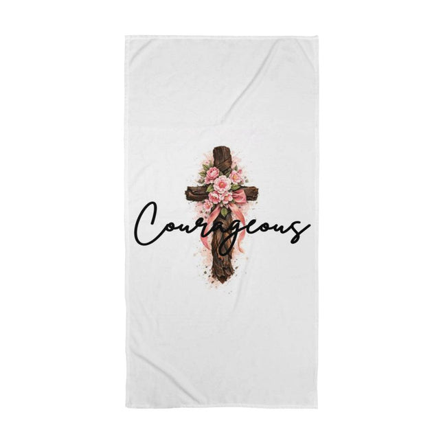 Enduring Bath Towel – Christian Gift for Women