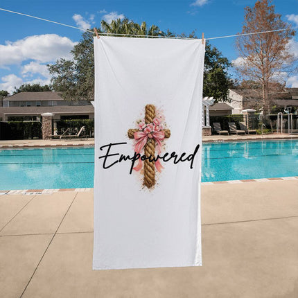 Enduring Bath Towel – Christian Gift for Women