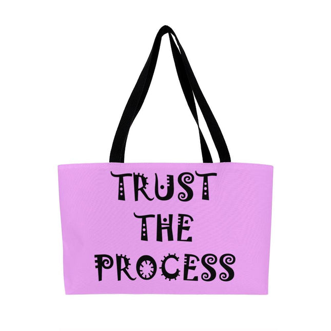 Trust the Process Weekender Tote Bag | Lavender | Christian Travel Tote
