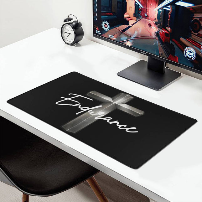 Endurance Cross Gaming Mat – Christian Gift for Men