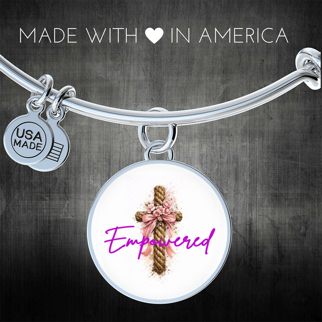 Empowered Keychain – Christian Gift for Women
