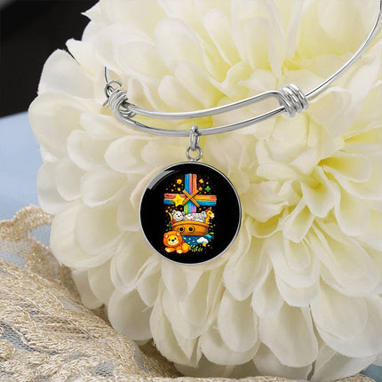 Noah's Ark Circle Bangle – Christian Gift for Kids