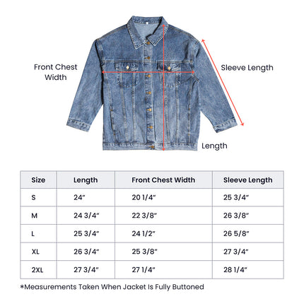 Restored Cross Denim Jacket – Christian Gift for Men