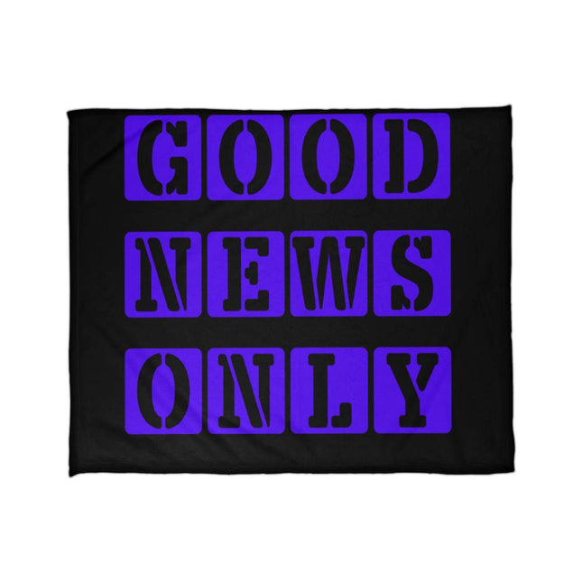 Good News Only Fleece Blanket | Cozy Christian Throw Blanket