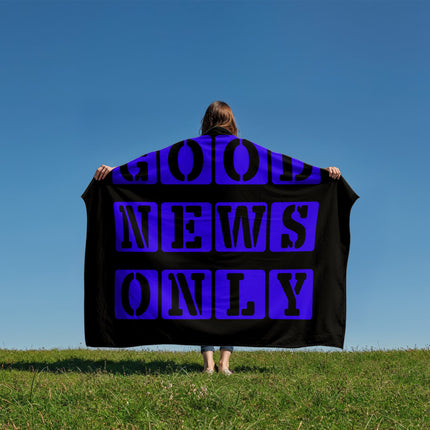 Good News Only Fleece Blanket | Cozy Christian Throw Blanket