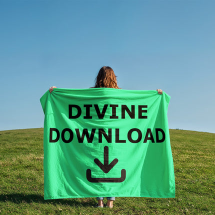 Divine Download Fleece Blanket | Funny Christian Throw Blanket