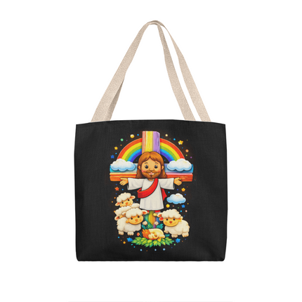 Jesus With the Sheep - Classic Tote Bag – Christian Gift for Kids