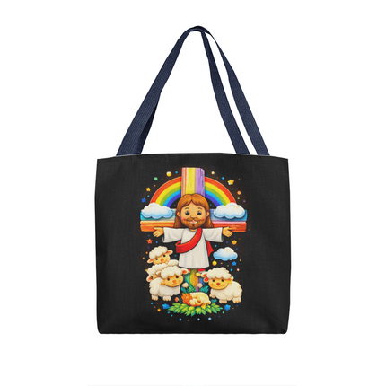 Jesus With the Sheep - Classic Tote Bag – Christian Gift for Kids
