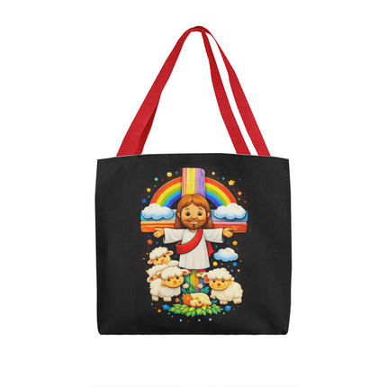 Jesus With the Sheep - Classic Tote Bag – Christian Gift for Kids