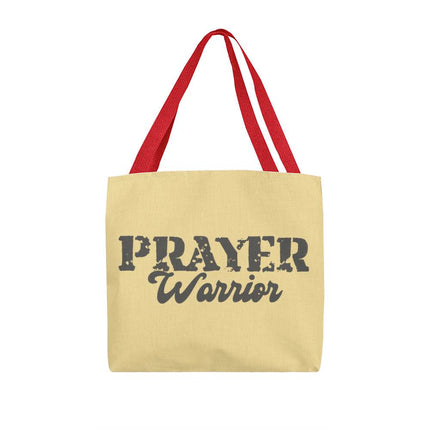 Prayer Warrior Classic Tote Bag | Yellow | Christian Everyday Tote