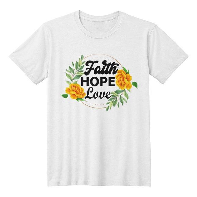 Faith Hope Love | Pretty Christian Tee | Gift for Her