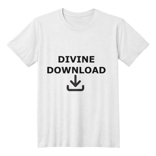 Divine Download | Modern Christian Tee | Gift for Her