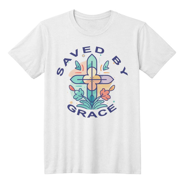 Saved By Grace | Uplifting Christian Tee | Gift for Her