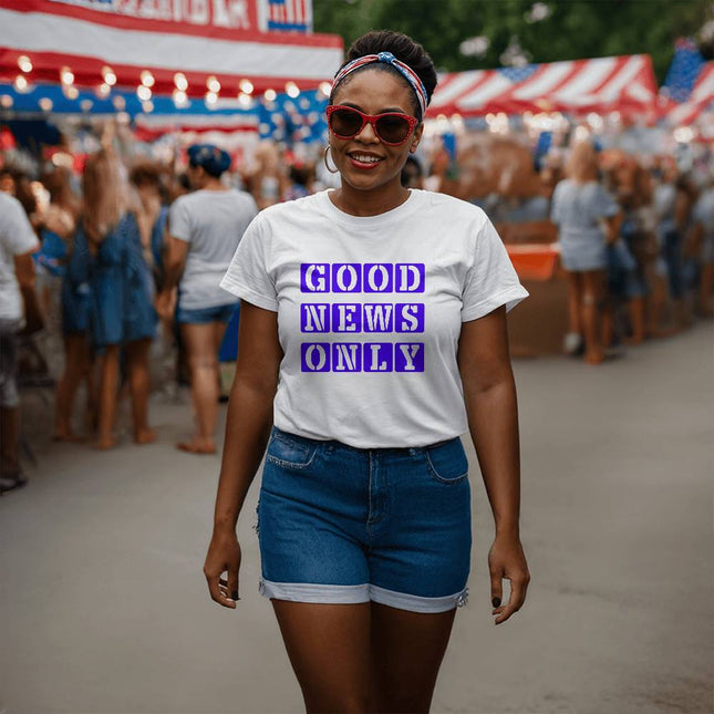 Good News Only | Joyful Christian Tee | Gift for Her