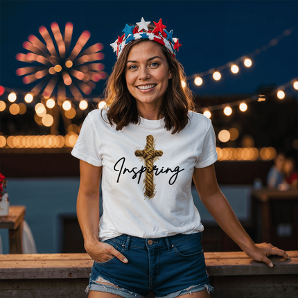 Inspiring Mom Christian t-shirt — modern Christian design, modern Mother's Day gift for mom with a inspiration message