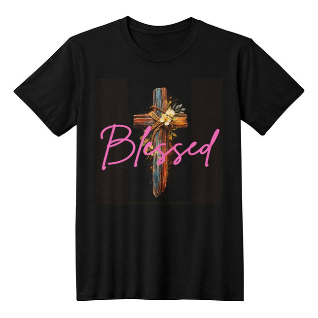Inspiring Heart Cross Unisex Jersey Tee – Christian Gift for Women