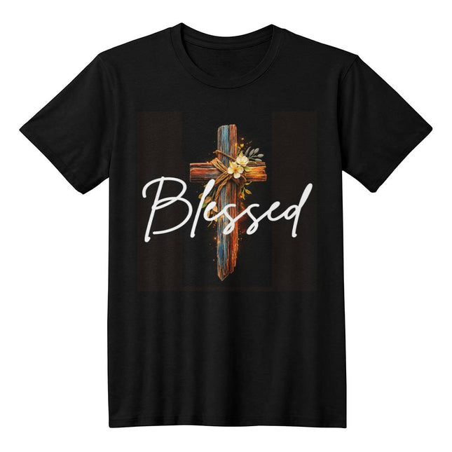 Inspiring Heart Cross Unisex Jersey Tee – Christian Gift for Women