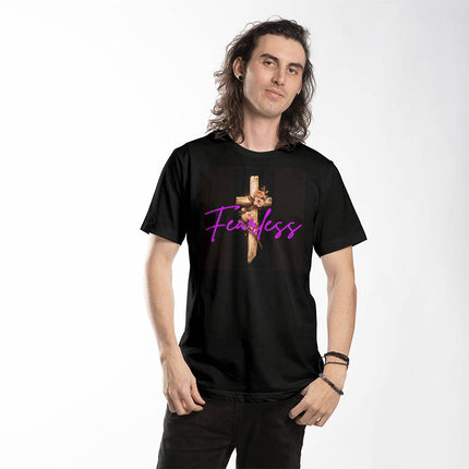 Inspiring Heart Cross Unisex Jersey Tee – Christian Gift for Women