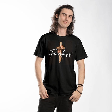 Inspiring Heart Cross Unisex Jersey Tee – Christian Gift for Women