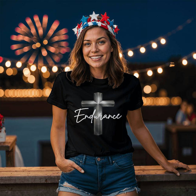 Endurance Cross T-Shirt – Christian Gift for Men