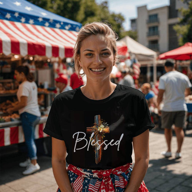 Inspiring Heart Cross Unisex Jersey Tee – Christian Gift for Women