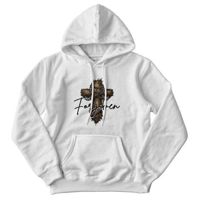 Christian Hoodie for Men | Forgiven Cross Faith Hoodie (Unisex)
