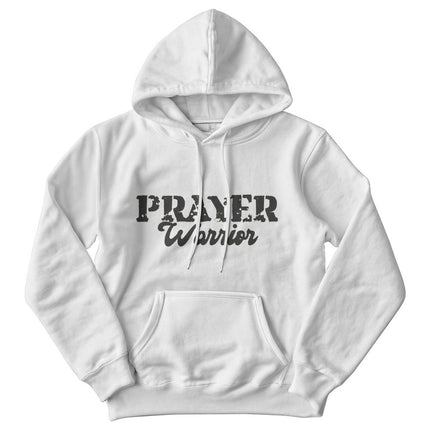 Prayer Warrior Hoodie | White | Christian Hoodie