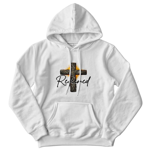 Christian Hoodie for Men | Redeemed Cross Faith Hoodie (Unisex)