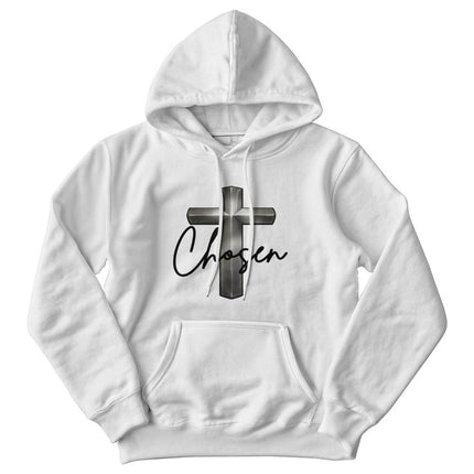 Christian Hoodie for Men | Chosen Cross Faith Hoodie (Unisex)