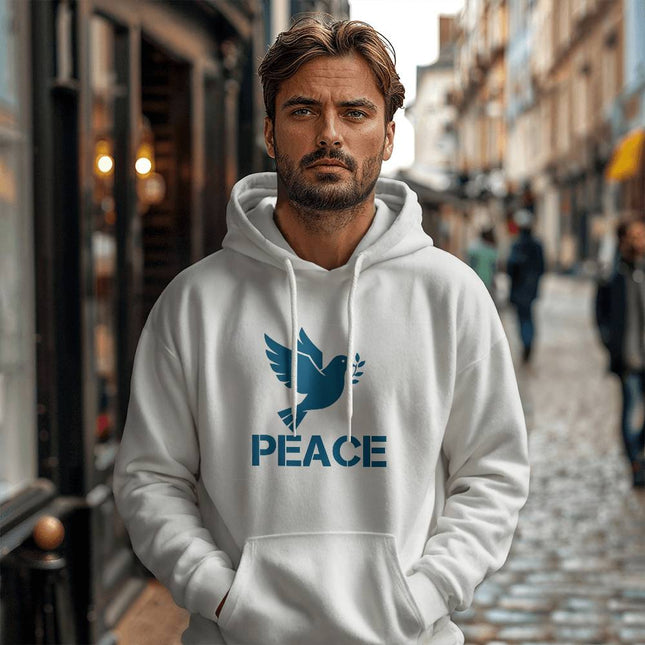 Peace Dove Hoodie | White | Christian Hoodie