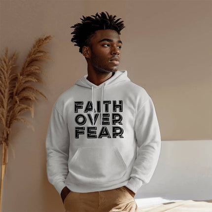 Faith Over Fear Hoodie | White | Christian Hoodie