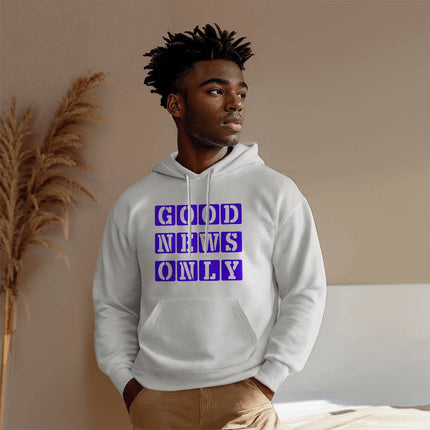 Good News Only Hoodie | White | Christian Hoodie