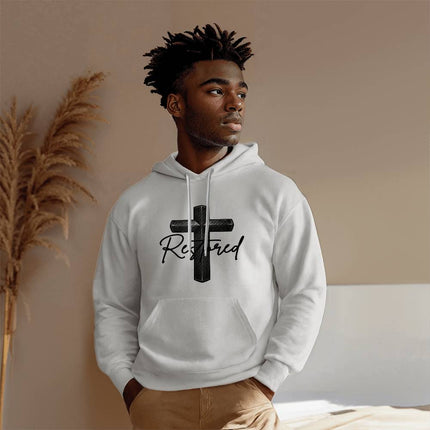 Christian Hoodie for Men | Restored Cross Faith Hoodie (Unisex)