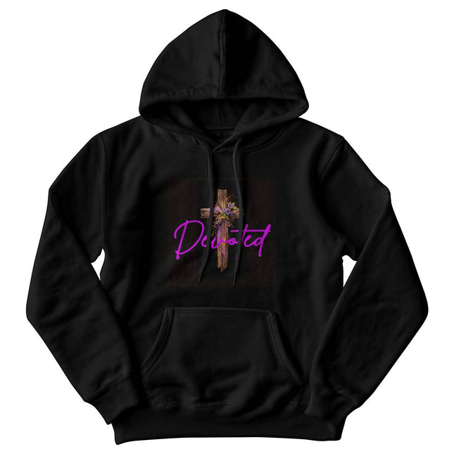 Inspiring Heart Cross Unisex Hooded Sweatshirt – Christian Gift for Women